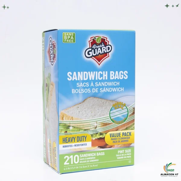 Bolsas Resellables Fresh Guard (16.5 x 14.9 cm)