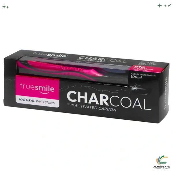 Pasta Dental TrueSmile Charcoal (Paquete de 2) 100ml