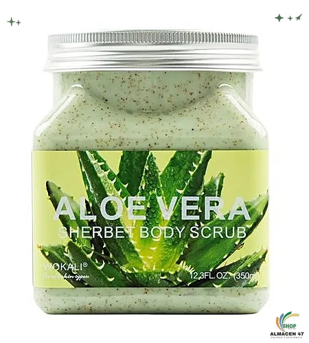 Exfoliante Corporal Wokali Aloe Vera (500ml)