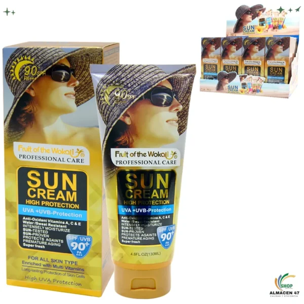Bloqueador Solar Wokali 130ml SPF 90 (DL12)