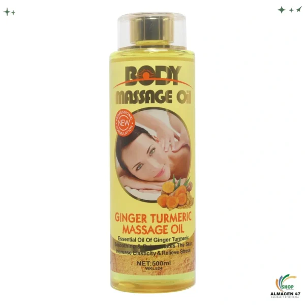 Aceite Corporal Wokali de Jengibre y Cúrcuma (500ml)