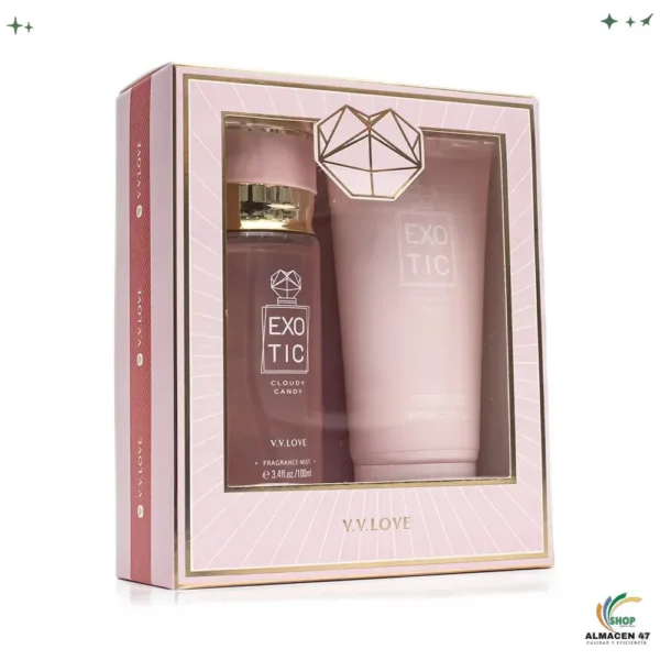 Estuche V.V. LOVE Exotic Cloudy Candy 100ml 2pza