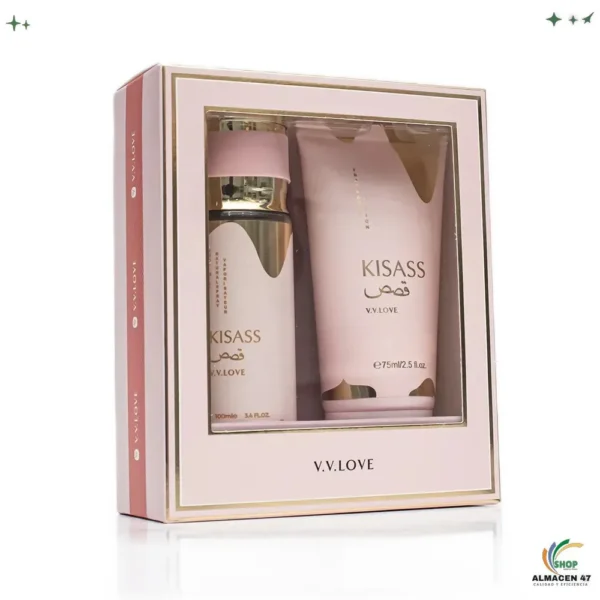 Estuche V.V. LOVE Kisass 100ml 2pza