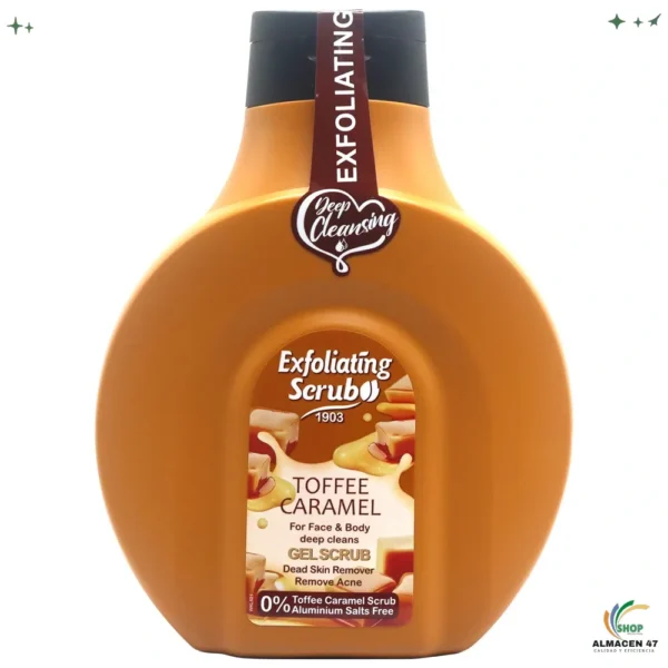 Exfoliante Corporal Wokali Toffee Caramel (500ml)