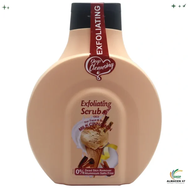 Exfoliante Corporal Wokali Milk & Cinnamon (500ml)