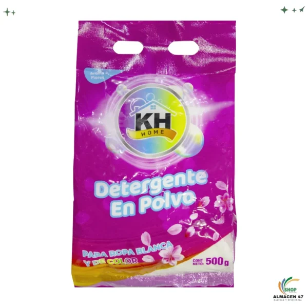 Detergente en Polvo KH Home Floral (500g)