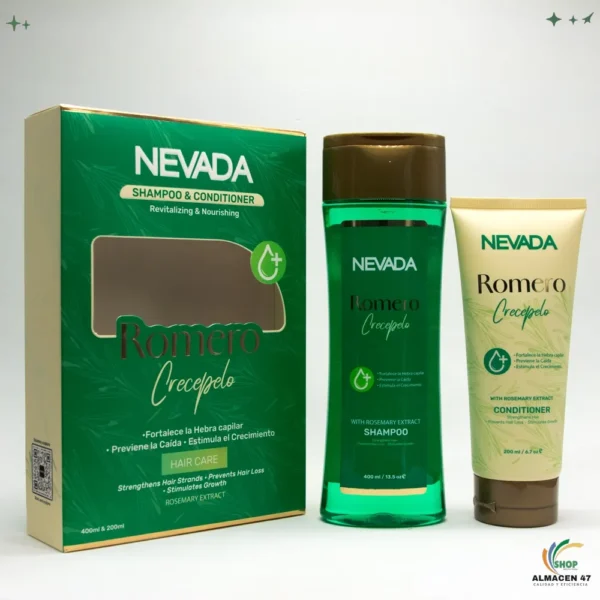Set Capilar Nevada Romero Crece Pelo (400ml + 200ml)