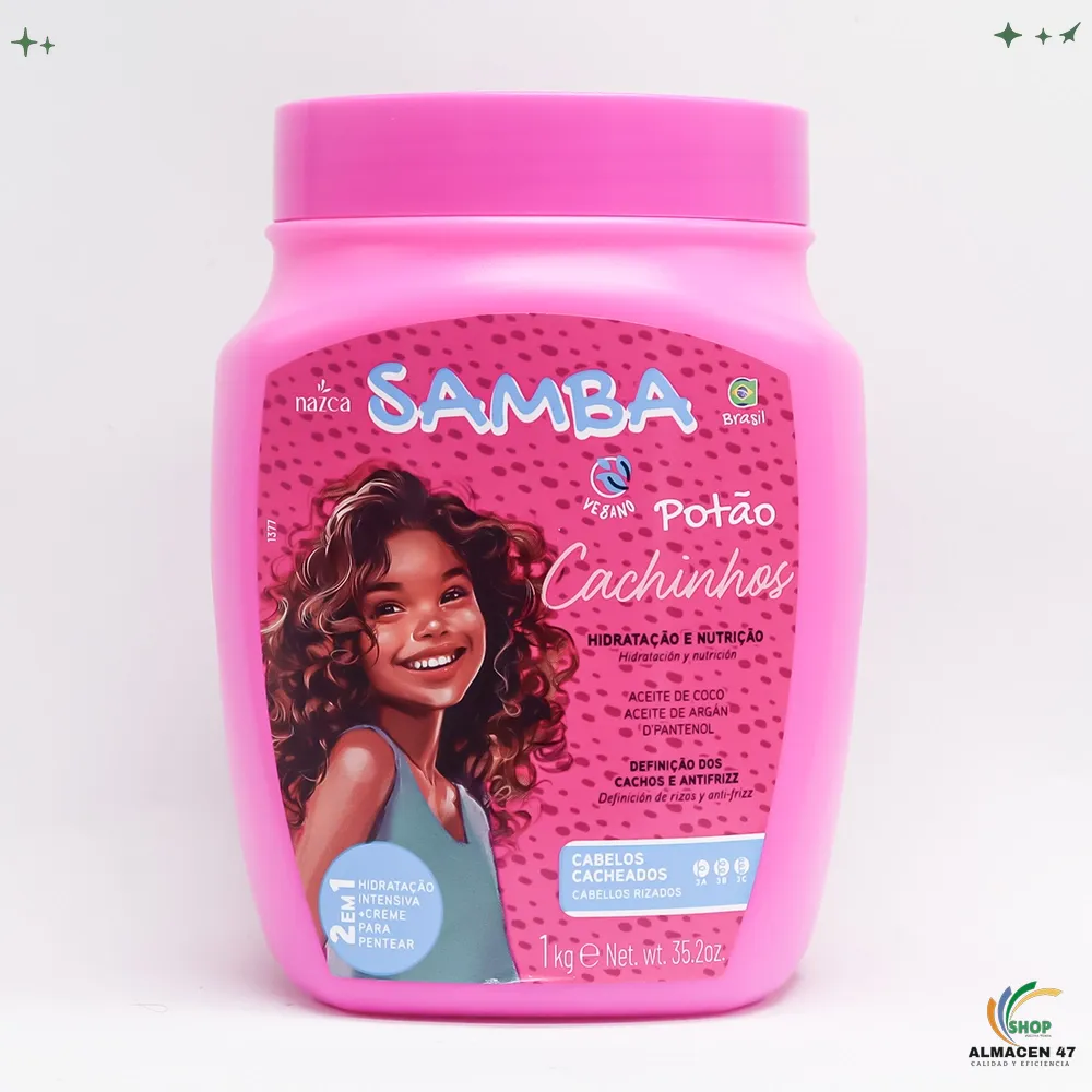 Tratamiento Samba 2 en 1 Kids Cachinhos (1kg) - Duplicado - [#2411]