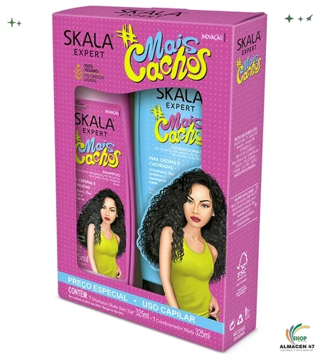 Set Capilar Skala Expert Mais Cachos (2 piezas de 325ml)