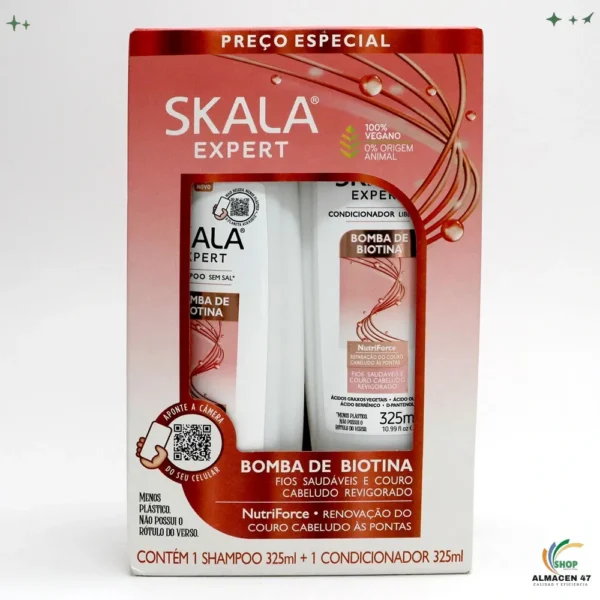 Set Capilar Skala Expert Biotina (2 piezas de 325ml)