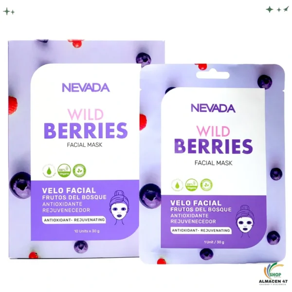 Mascarilla Facial Nevada Frutos del Bosque