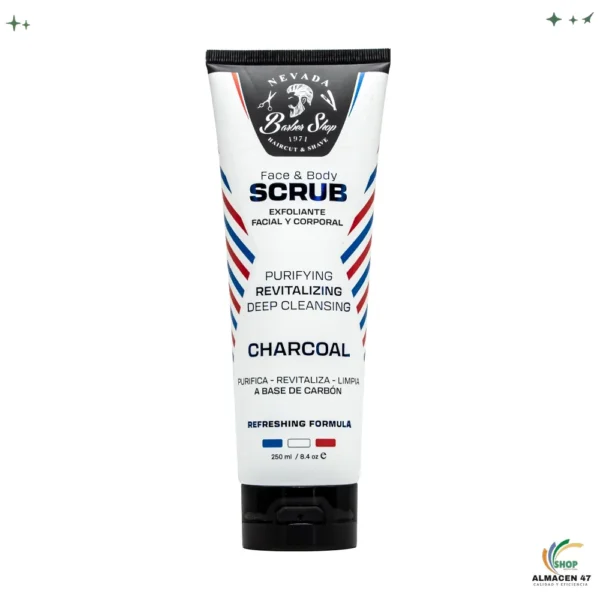 Exfoliante Facial Barber Shop Charcoal (250ml)