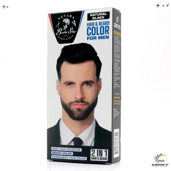 Tinte Barber Shop 1.0 Negro Natural (Men 2 en 1)
