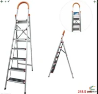 Escalera Domestica Aluminio Peldaños  7