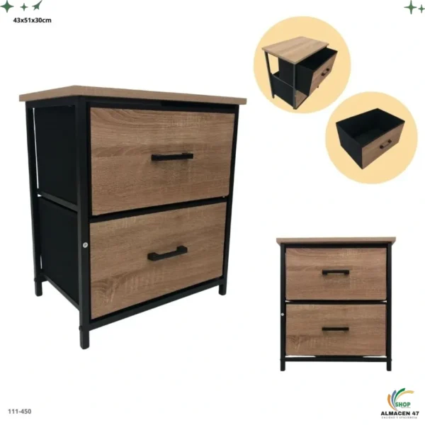 Gavetero 2 Gavetas 450