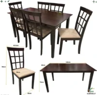 Juego de Comedor  Helena 6 Sillas Capuccino 4B