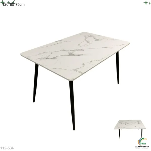 Mesa de Comedor Blanca 534