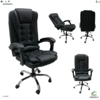 Silla de Oficina Cuerina Negra 3503